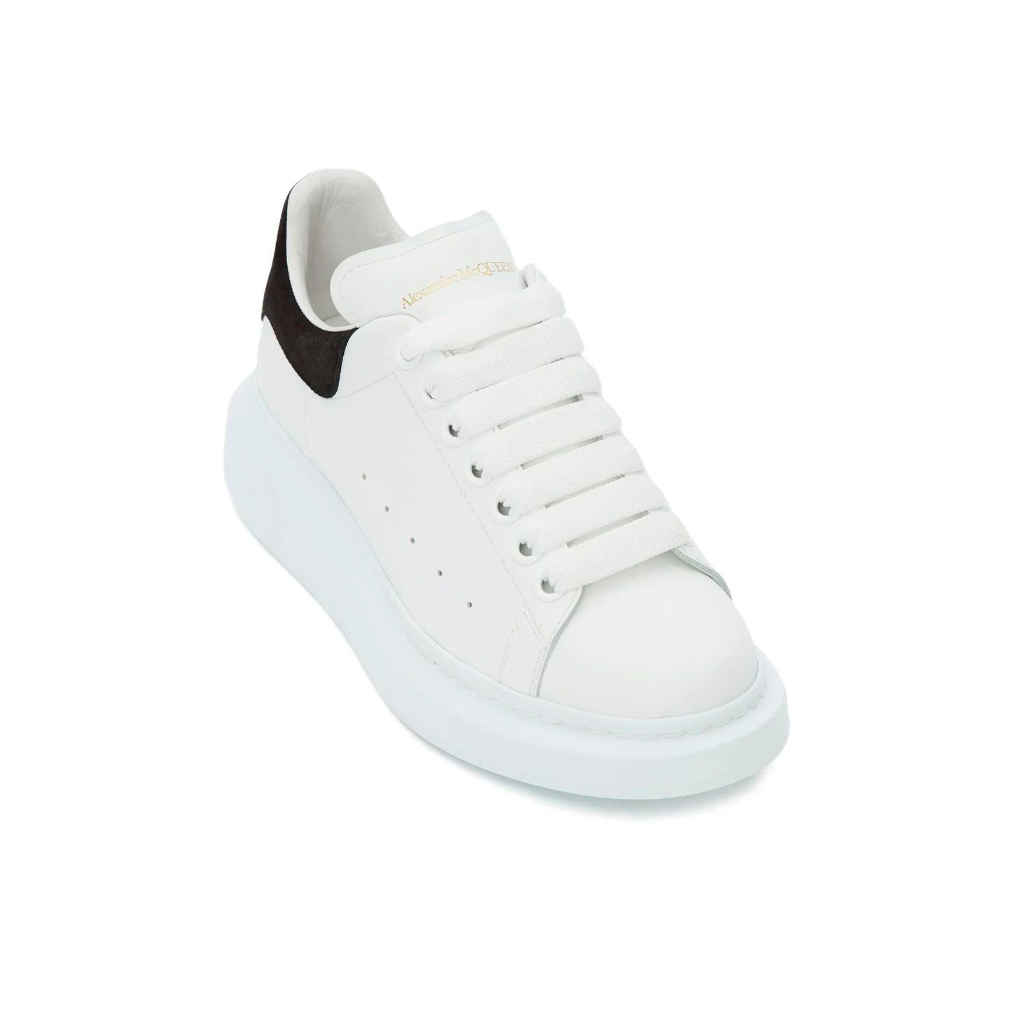 Alexander McQueen Sneakers Oversized Bianche con Dettaglio Nero